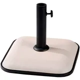 marbueno summer Sonnenschirm-Basis Beton 35 x 35 x 5,2 cm Weiß