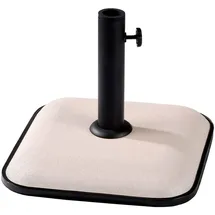 marbueno summer Sonnenschirm-Basis Beton 35 x 35 x 5,2 cm Weiß