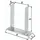 GAH Alberts U-Pfostenträger ETA-10/0210 91x200x60x50x200mm TZN z.Aufschr.GAH