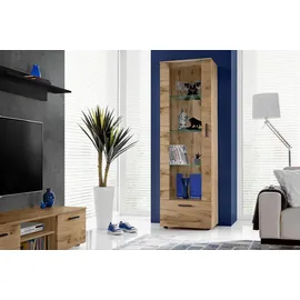 komodee Vitrine Alessandria Wotan/Wotan 60x192x42 cm