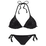 bruno banani Triangel-Bikini Damen schwarz Gr.38 Cup C/D