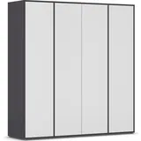 Rauch Drehtürenschrank Nabila 187 x 194 x 53 cm Grau