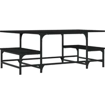 vidaXL Couchtisch Schwarz Holzwerkstoff 100 x 50,5 x 40 cm