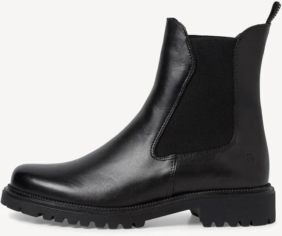 Tamaris Damen Stiefelette Chelsea Boot schwarz 37