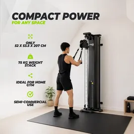 VirtuFit PL100 Einzel-Seilzugstation Schwarz