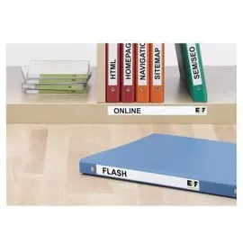 Herma Ordneretiketten 5123 Weiß 59 x 192 mm 25 Blatt