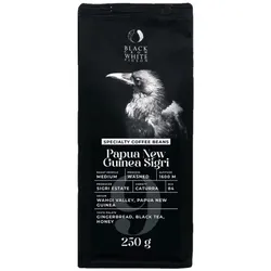 Spezialitätenkaffee Bohnen Black Crow White Pigeon Papua New Guinea Sigri, 250 g