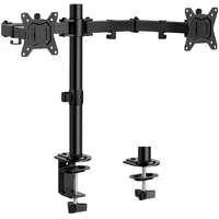 Luxuskollektion Monitorhalterung 2 Monitore 13-32 Zoll Höhenverstellbar Neigbar