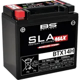 BS Battery BS-Battery Batterie BS-Battery, SLA-MAX, versiegelt, startverstärkt, Batterie "YTX14H-BS"