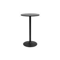 Miliboo Design-Hochtisch Ø 60 x 104,2 cm Schwarz