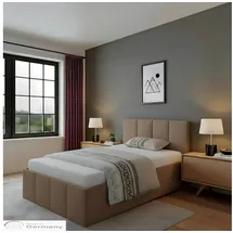 Halmon Schlafkomfort Betten Dalas Sahara 100 x 200 cm H2 Beige