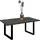 Mäusbacher Ausziehtisch 90 x 73 x 90 cm grau/schwarz