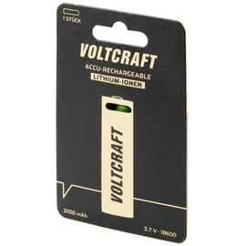 VOLTCRAFT VC-Li 3,7-2000 Spezial-Akku 18650 Flat-Top Li-Ion 3.7 V 2000 mAh 1 St.