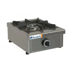 Gasherd - AMITEK FG65 - Gas - Leistung (W) 6500 - Rostfreier Stahl