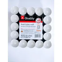 TGQ Teelichter 100er Pack Gastronomie Kerzen Teelicht 8 Stunden Brenndauer