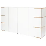 Tojo Mehrzweckschrank stau 200 x 110 x 40 cm Weiß