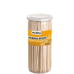 150 Stück Bambusspieße, Länge 19 cm - Perfekt für Grillen und Fingerfood
