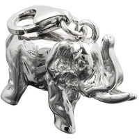 Gallay Anhänger 19x14x9mm Charm Elefant rhodiniert Silber 925