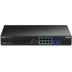TRENDnet TPE-1020SB - Version v1.0R - Switch - Smart - 8 x Gigabit Ethernet + 2