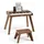 Vevor Kinder Keyboard, 37 Tasten, Digitalpiano aus Holz für Kinder ab 3 Jahren, Mini-Musikinstrument-Spielzeugset mit Hocker, Realistischem Klang, Dual-Power, Einstellbarer Lautstärke, Walnuss