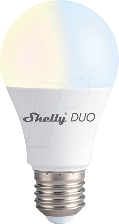 Produktbild SHELLY DUO E27 - Shelly Duo E27 Wi-Fi WLAN Lampe, dimmbar