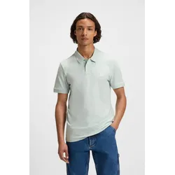 Poloshirt BOSS ORANGE "Passenger", Herren, Gr. XXL, open blau474, Jersey, Obermaterial: 95% Baumwolle, 5% Elasthan, casual, Basic hüftbedeckend, hoch geschlossener Ausschnitt, Kurzarm eng Bündchen, Shirts, mit Polokragen