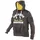 Uncle Sam Hoodie Strickfleecehoodie Oliv Melange/Yellow S