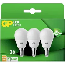 GP GPMGLE14STD854C3 LED EEK F (A - G) E14 Globeform 5.6 W matt, 3 St.