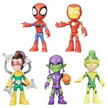 Hasbro Marvel Spidey und Seine Super-Freunde, Freunde & Schurken Set, Action-Figurenset
