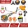 Powermat Benzin-Motorsense 52ccm 6 PS Trimmer Set Zubehör