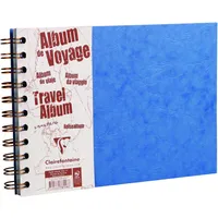 Clairefontaine Reisealbum Age Bag A4 quer liniert und blanko 40 Blatt