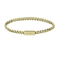 Boss CHAIN FOR HIM Armband Edelstahl gold 1580172M Größe M