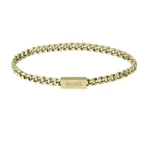 Boss CHAIN FOR HIM Armband Edelstahl gold 1580172M Größe M