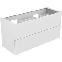 Keuco Edition 11 Waschtischunterschrank 31264380100 140 x 70 x 53,5 cm, mit LED-Beleuchtung, Strukturlack Weiß