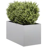 vidaXL Pflanzgefäß 40 x 80 x 40 cm Stahl verzinkt