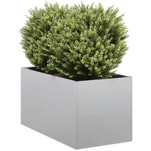 vidaXL Pflanzgefäß 40 x 80 x 40 cm Stahl verzinkt