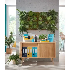 Leitz Desktop-Memoboard mit Glasoberfläche Samtgrau,