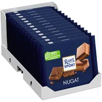 Ritter Sport Nugat Schokolade 100 g, 13er Pack