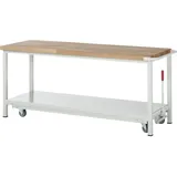 Rau Werkbank mit absenkbarem Fahrgestell Modell 8000 B 2000 x T 700 x H 880mm