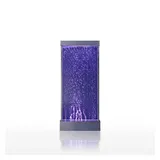 JVmoebel Zimmerbrunnen Wassersäule wasserwand Wasserfall Led Einrichtung Metall Trennwand, Made in Europa weiß