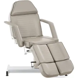 deluke Kosmetikliege SOEST hydraulisch 64x185x125cm, Kunstleder, Grau Massageliege Tattooliege