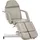 deluke Kosmetikliege SOEST hydraulisch 64x185x125cm, Kunstleder, Grau Massageliege Tattooliege
