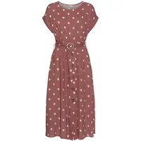 LASCANA Midikleid Punktedruck Rot 42