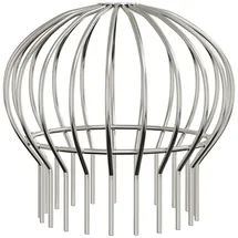 vidaXL Dachrinnenblattschutz 8 pcs Silber 200 mm