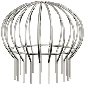 vidaXL Dachrinnenblattschutz 8 pcs Silber 200 mm