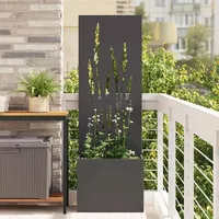 vidaXL Sichtschutz-Leinwand 50 x 140 cm Schwarz