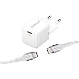 Intenso Power Adapter W30C + C315C USB-Ladegerät Innenbereich Ausgangsstrom (max.) 3A Anzahl Ausgänge: 1 x USB-C