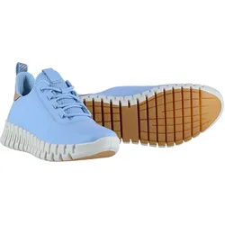 ECCO Sneaker Gruuv Lea (weiches Nappaleder) blau Damen