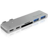 ICY BOX IB-DK4036-2C USB Type-C Dockingstation [1x Thunderbolt 3, 1x USB TYP-C, 2x USB 3.0, 1x SD/microSD Dual-Kartenleser]