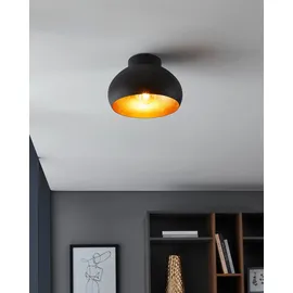 EGLO Mogano 2 1x40W Ø 28 cm schwarz gold